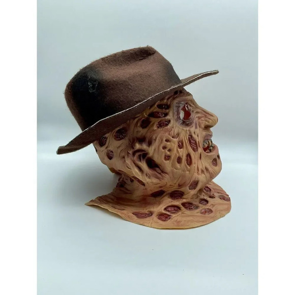 A Nightmare On Elm Street Freddy Krueger Mask Hat Adult Size Rubie's‎ Costume Co - Picture 2 of 12